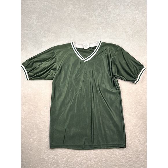 Vintage 80s 90s DON ALLESON Jersey Pullover Baseball Jersey USA Small Green - Picture 1 of 7